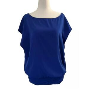 Express Blue Women's Size XS Top Boat Neck | #11